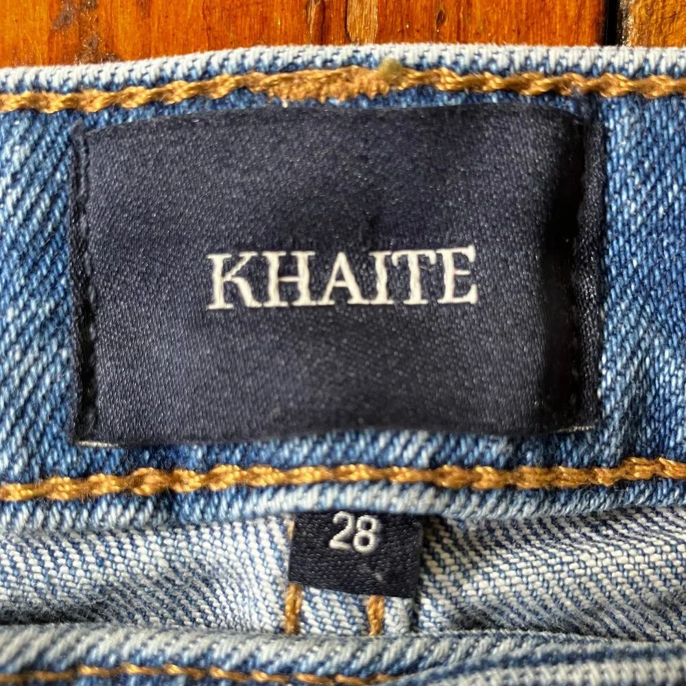 KHAITE Women's High Rise Jeans - Blue - Picture 3 of 9